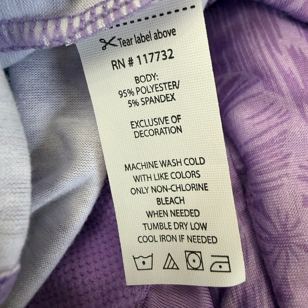 Zeroxposur Women's Soft Stretch Racerback Active Dress Hydrangea - Size M - Picture 11 of 13